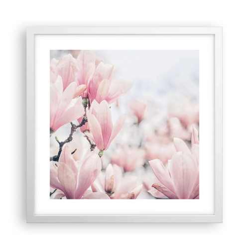 Poster in een witte lijst - Het ideaal van subtiliteit - 40x40 cm
