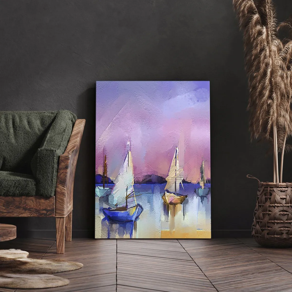 Schilderen op canvas - Richting: breed water - 65x120 cm