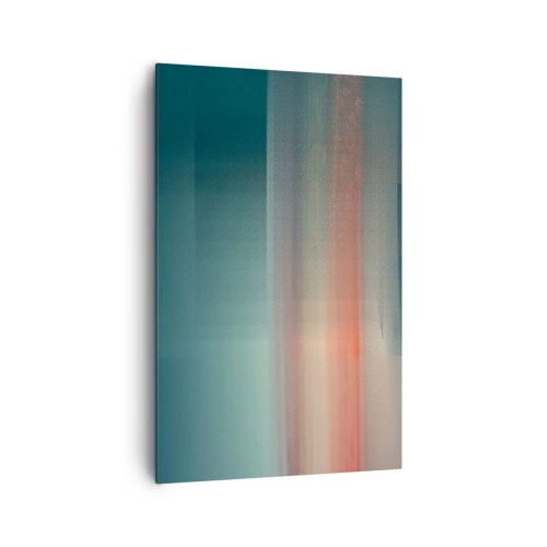 Schilderen op canvas - Abstractie: golven van licht - 80x120 cm