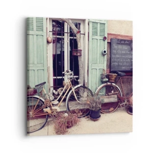 Schilderen op canvas - Lang leve de provincie - 30x30 cm