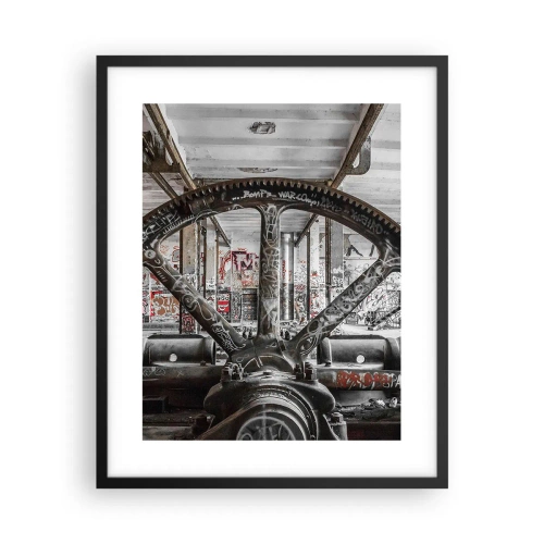 Poster in een zwarte lijst - Het geheime leven van de fabriek - 40x50 cm