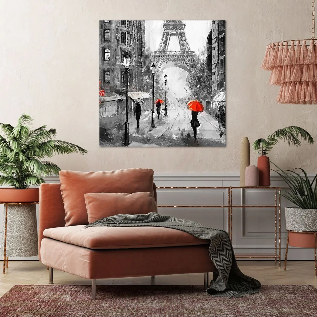 Schilderen op canvas - Alle wegen leiden naar haar - 40x40 cm