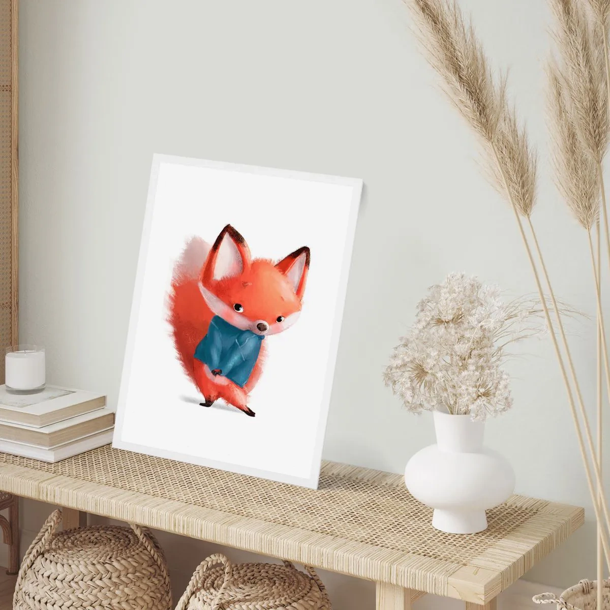 Poster in een witte lijst - Past het bij me? - 30x40 cm