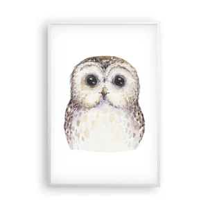 Poster in een witte lijst - Kijk in mijn ogen - 61x91 cm