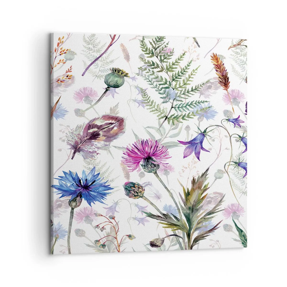 Schilderen op canvas - Pools herbarium - 50x50 cm
