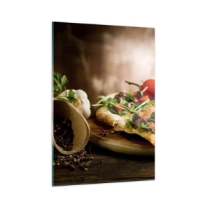 Schilderen op glas - Recht uit de oven en uit de tuin - 50x70 cm