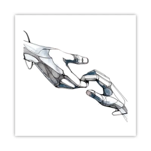 Poster - Een goed gebaar - 50x50 cm