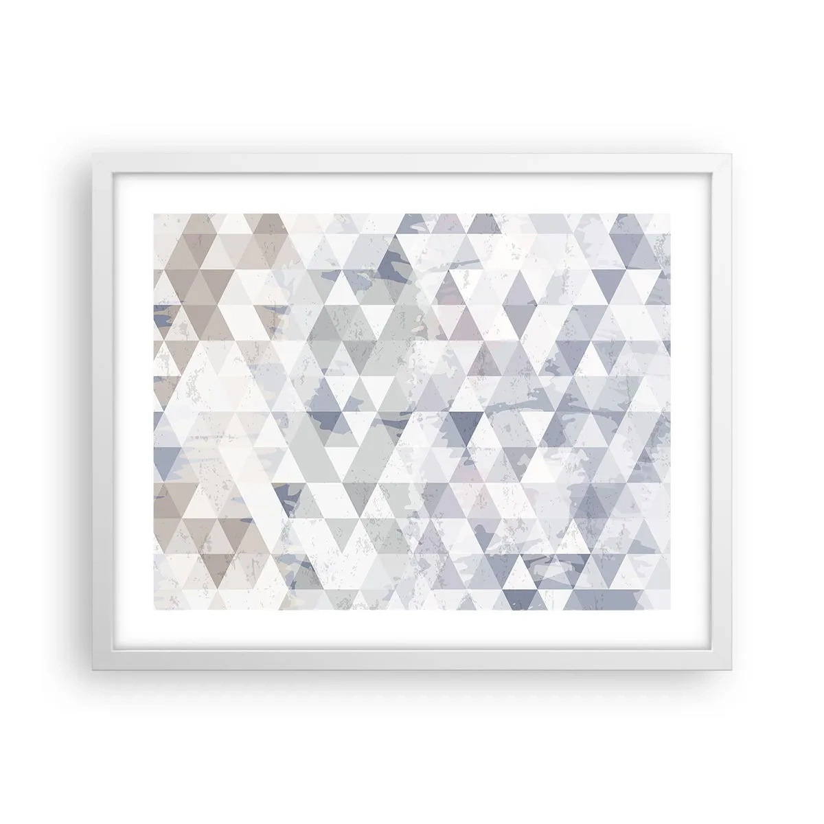 Poster in een witte lijst - In ritme op drie - 50x40 cm