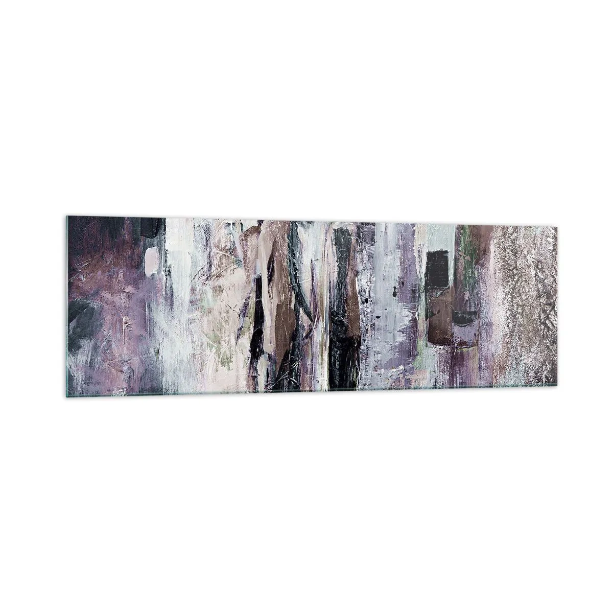 Schilderen op glas - De mysterieuze drie - 160x50 cm