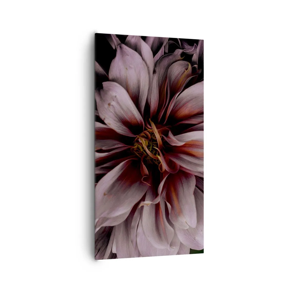 Schilderen op canvas - Een bloemenhart - 65x120 cm