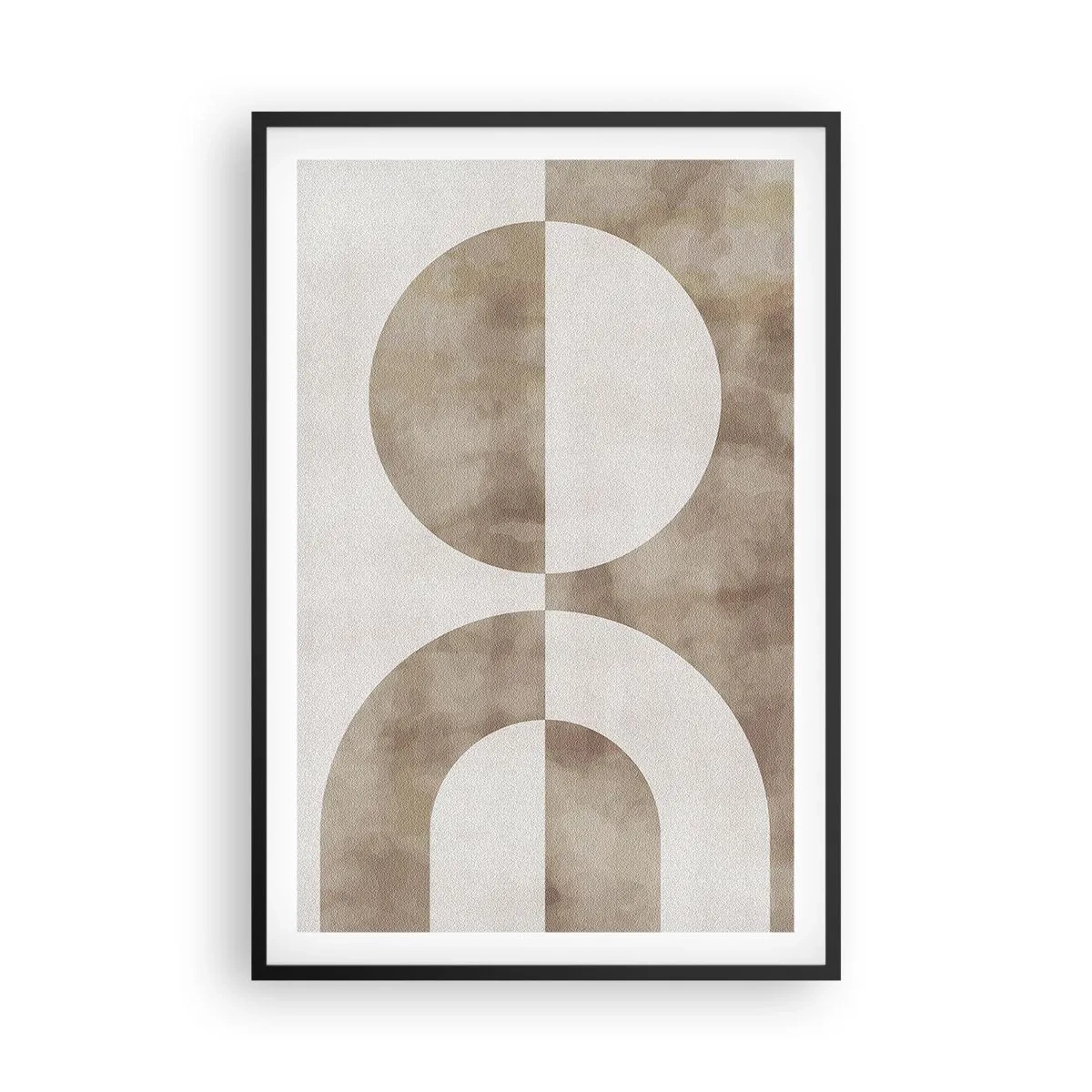 Poster in een zwarte lijst - Gelijkenissen en verschillen - 61x91 cm