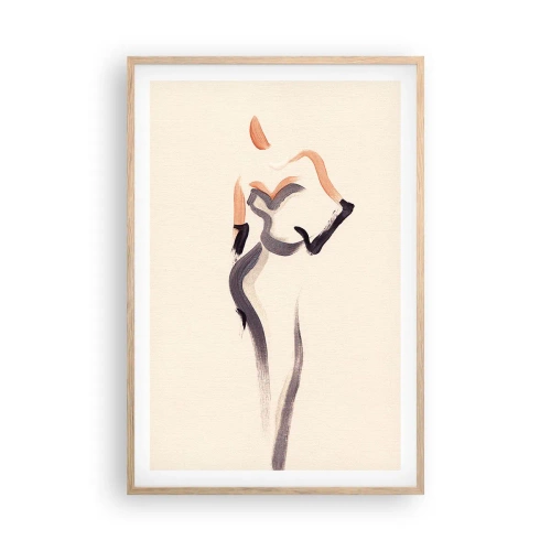 Een poster in een licht eiken lijst - Uit de gouden jaren van Hollywood - 61x91 cm