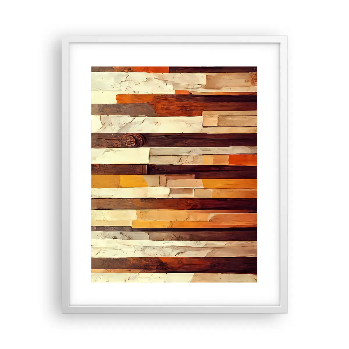 Poster in een witte lijst - Anthem van de bosbomen - 40x50 cm