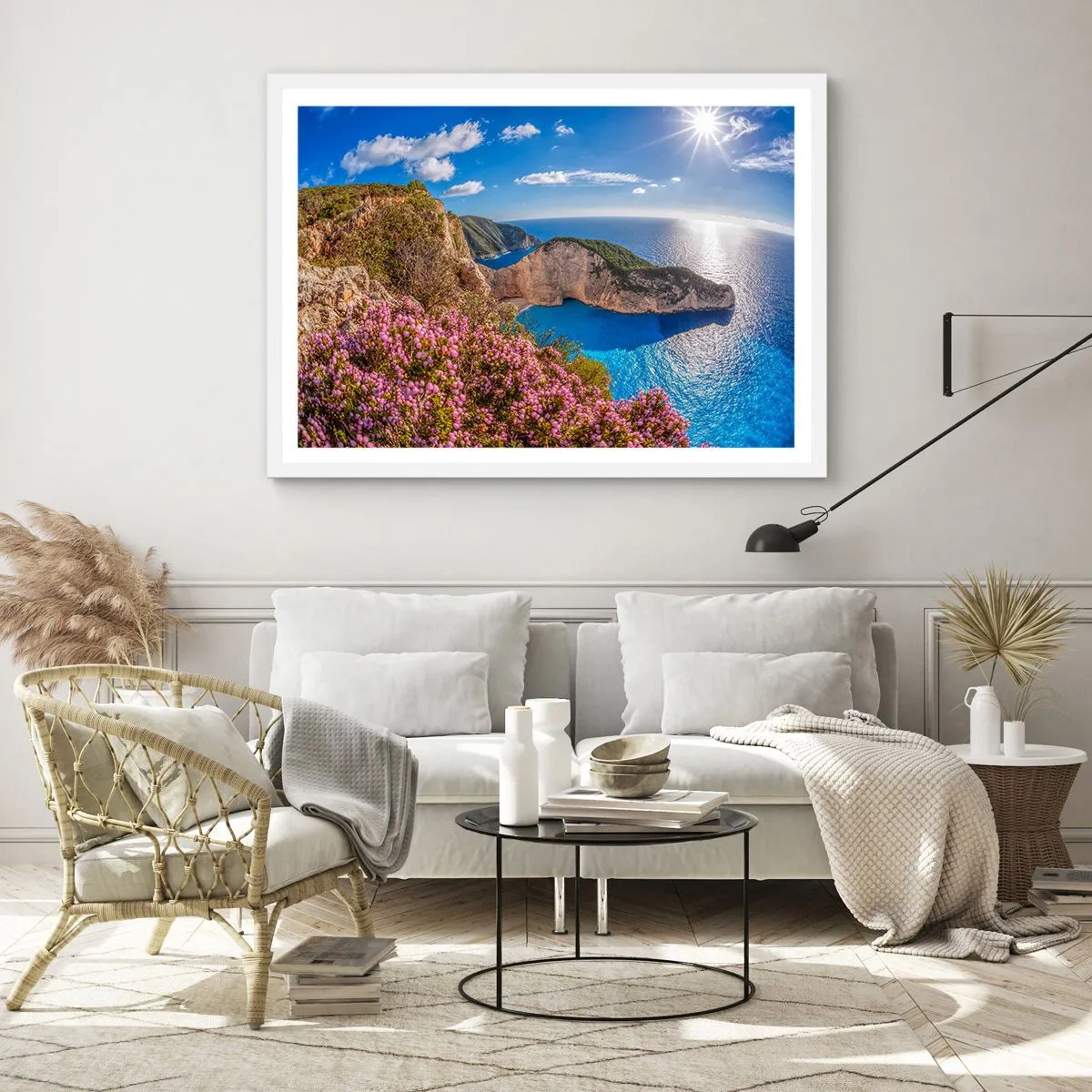 Poster in een witte lijst - Mijn geweldige Griekse vakantie - 91x61 cm