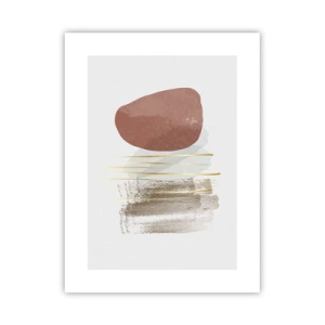 Poster - Abstracte zuilengalerij - 30x40 cm