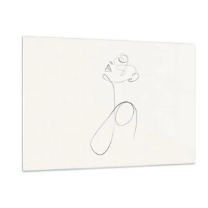 Schilderen op glas - Loopt in dromen - 120x80 cm