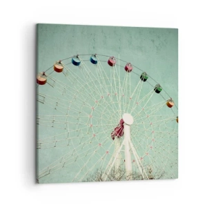 Schilderen op canvas - Wij nodigen u uit om plezier te hebben - 50x50 cm