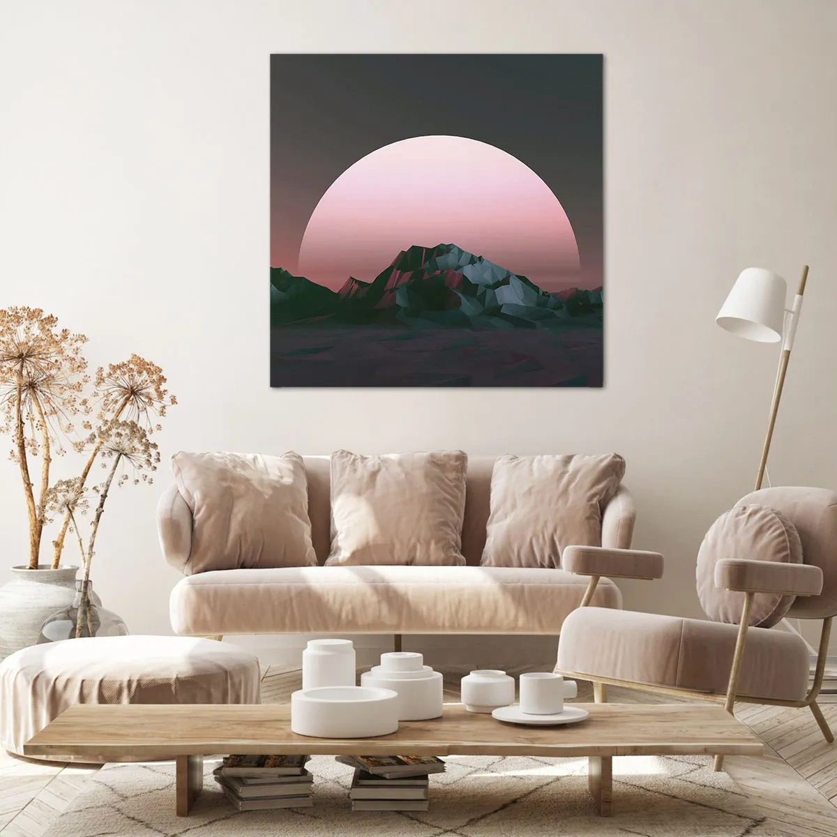 Schilderen op canvas - In een naburig sterrenstelsel - 70x70 cm