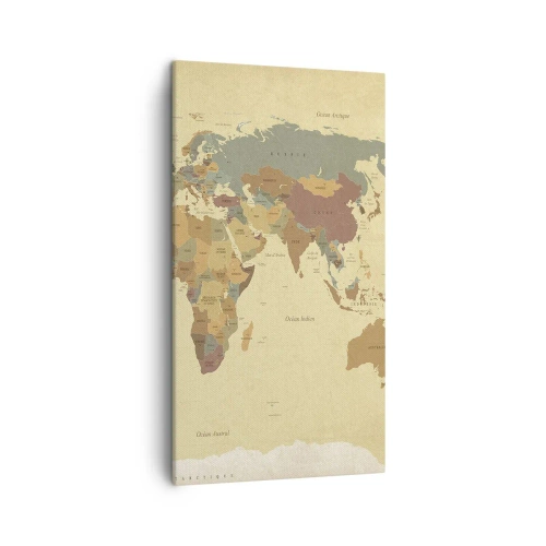 Schilderen op canvas - Voor jou - de hele wereld - 45x80 cm