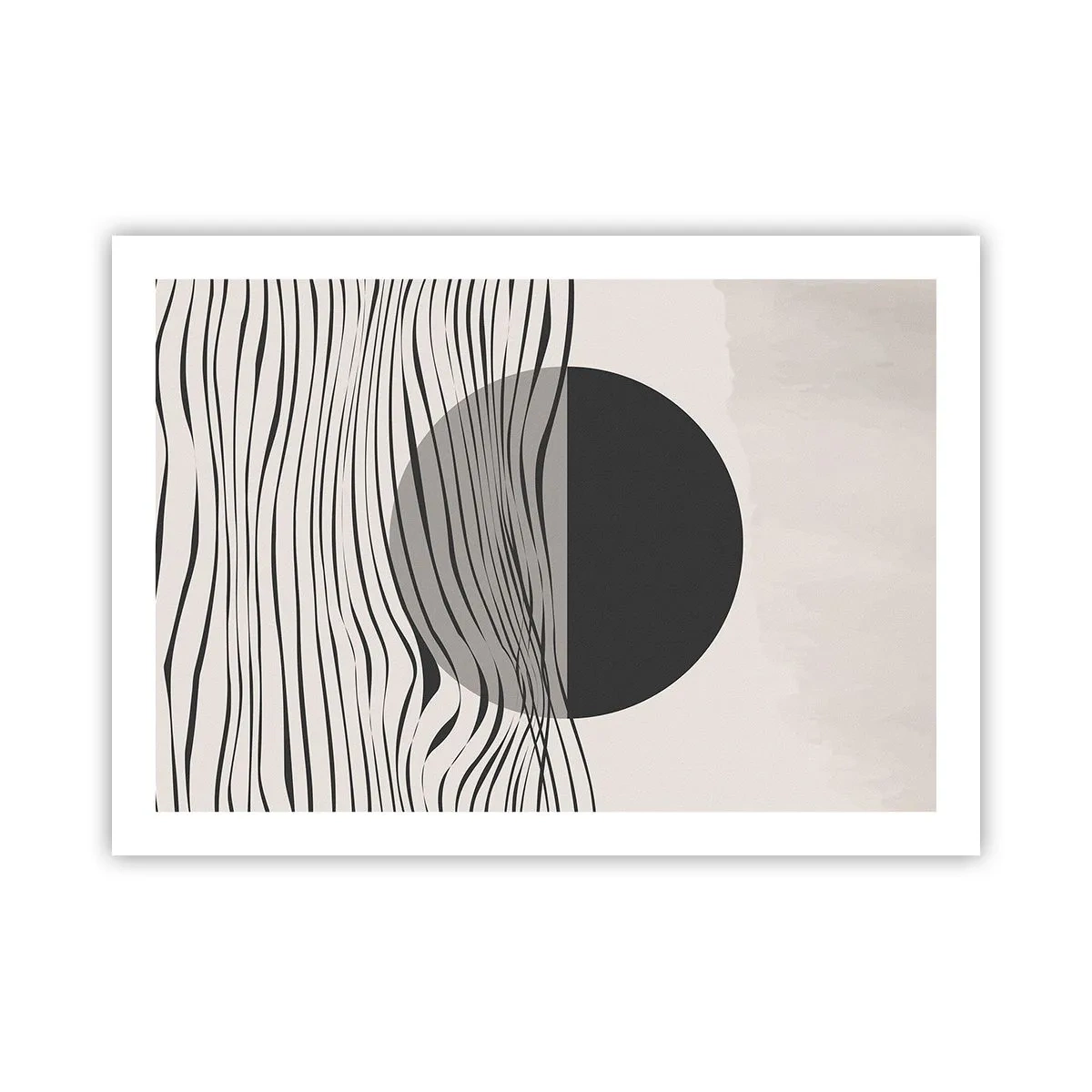 Poster - Halve compositie - 70x50 cm