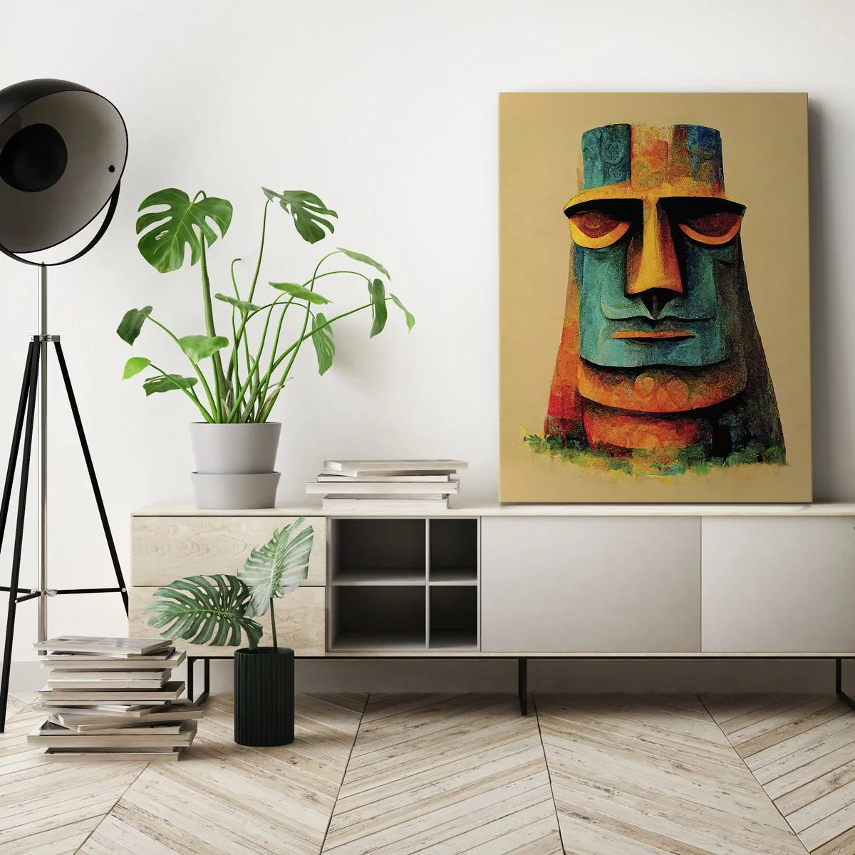 Schilderen op canvas - Statig, toch lief - 50x70 cm
