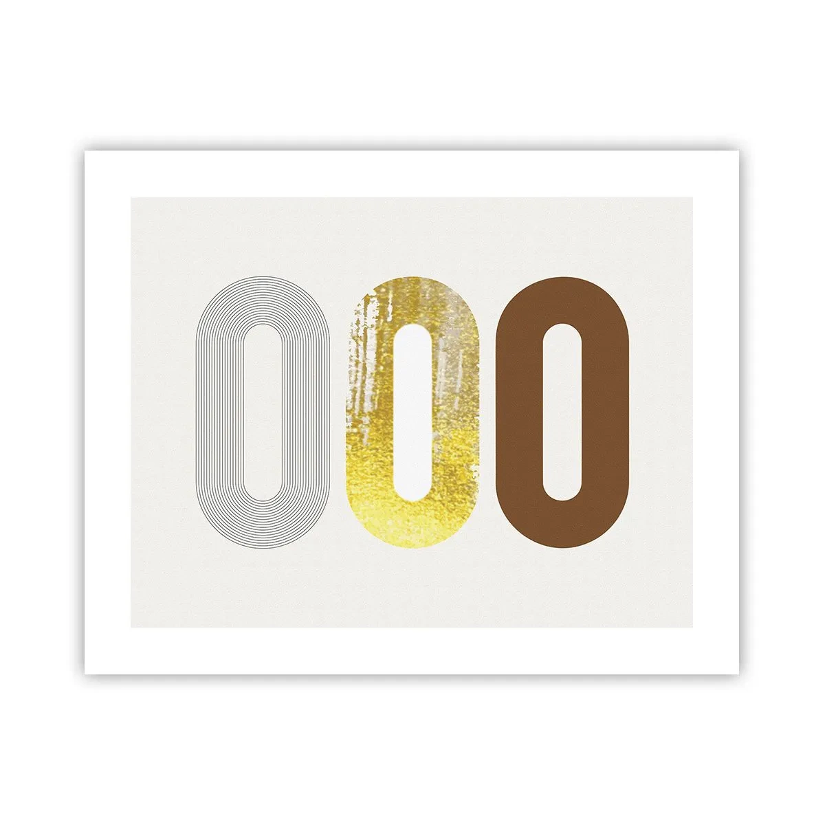 Poster - Oooo! - 50x40 cm