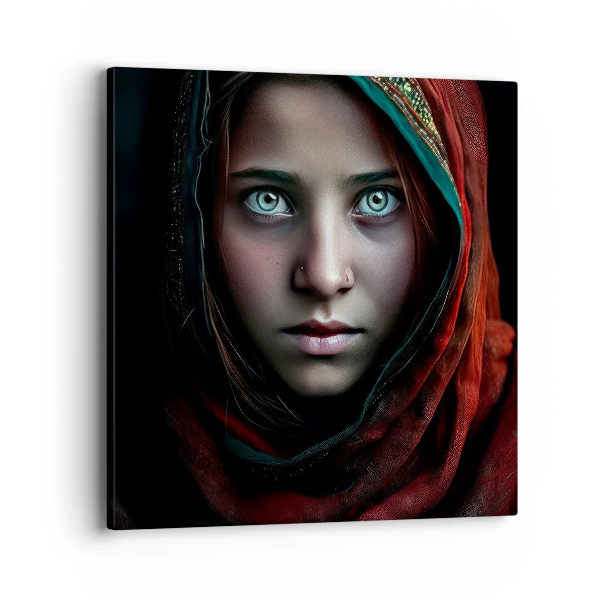 Schilderen op canvas - Oosterse prinses - 40x40 cm