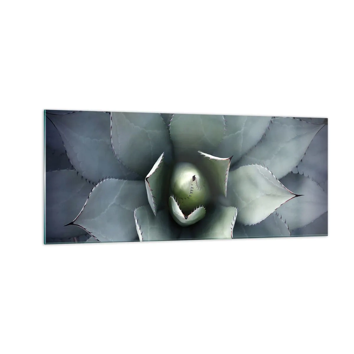 Schilderen op glas - Het trekt aan en waarschuwt - 100x40 cm