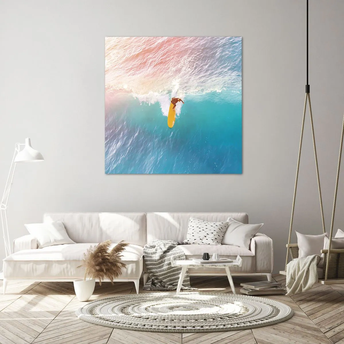 Schilderen op canvas - De oceaanruiter - 50x50 cm