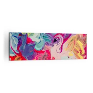 Schilderen op canvas - De geboorte van kleuren - 160x50 cm