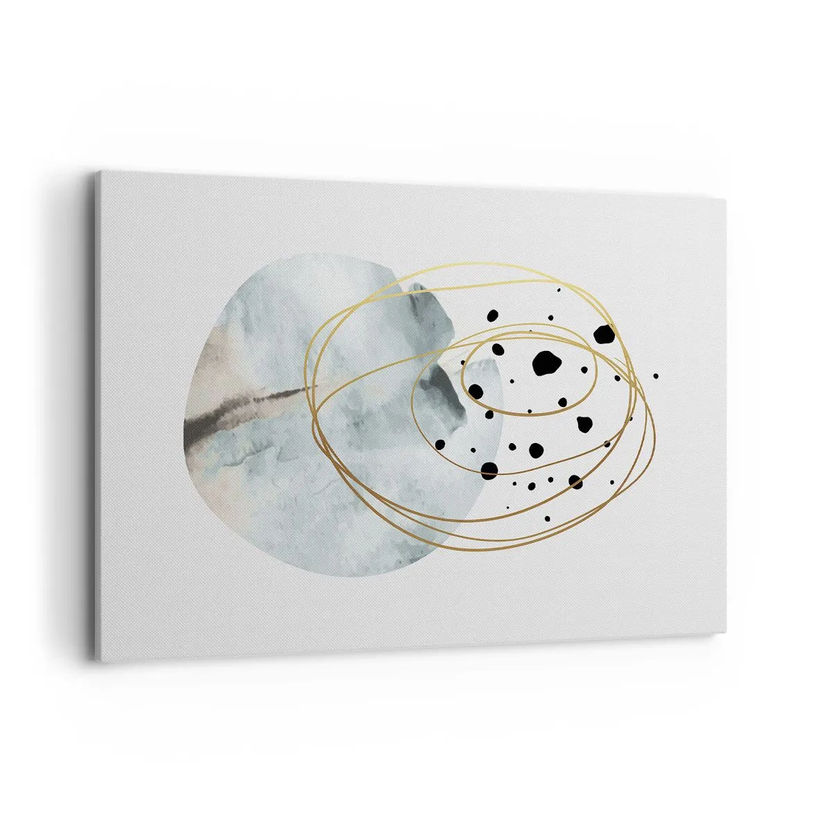 Schilderen op canvas - Omarmd door de ruimte - 100x70 cm