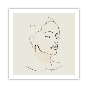Poster - Een bepaalde lijn - 60x60 cm
