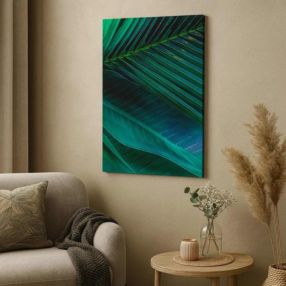 Schilderen op canvas - De anatomie van groen - 50x70 cm