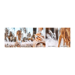 Fotobehang Staaltje Standard Eco - Geboren uit graspluis - Vrouw, Vintage, Boho - 100x30 cm