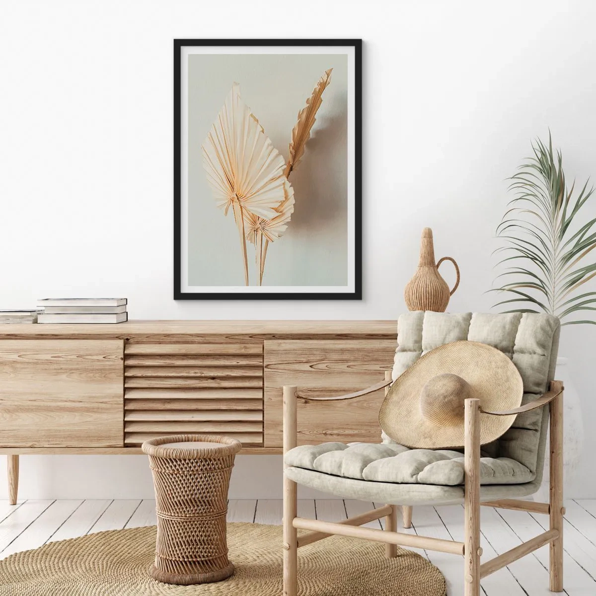 Poster in een zwarte lijst - Wanneer je verlichting nodig hebt - 61x91 cm