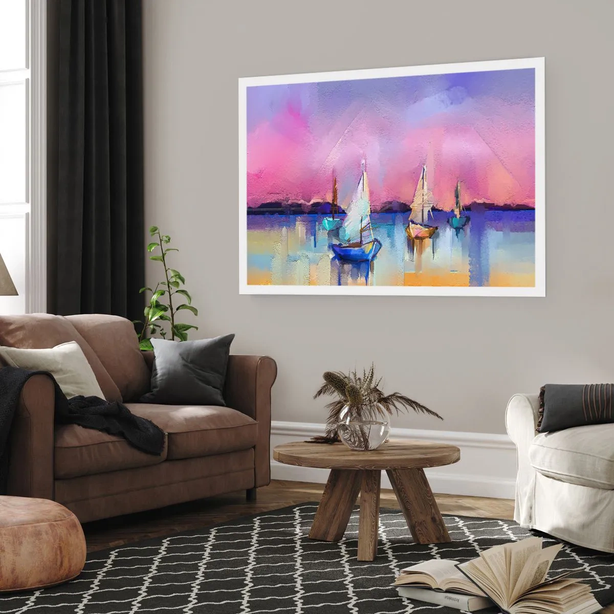 Poster - Richting: breed water - 70x50 cm