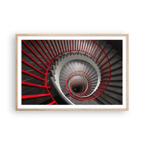 Een poster in een licht eiken lijst - Architectuur plezier - 91x61 cm