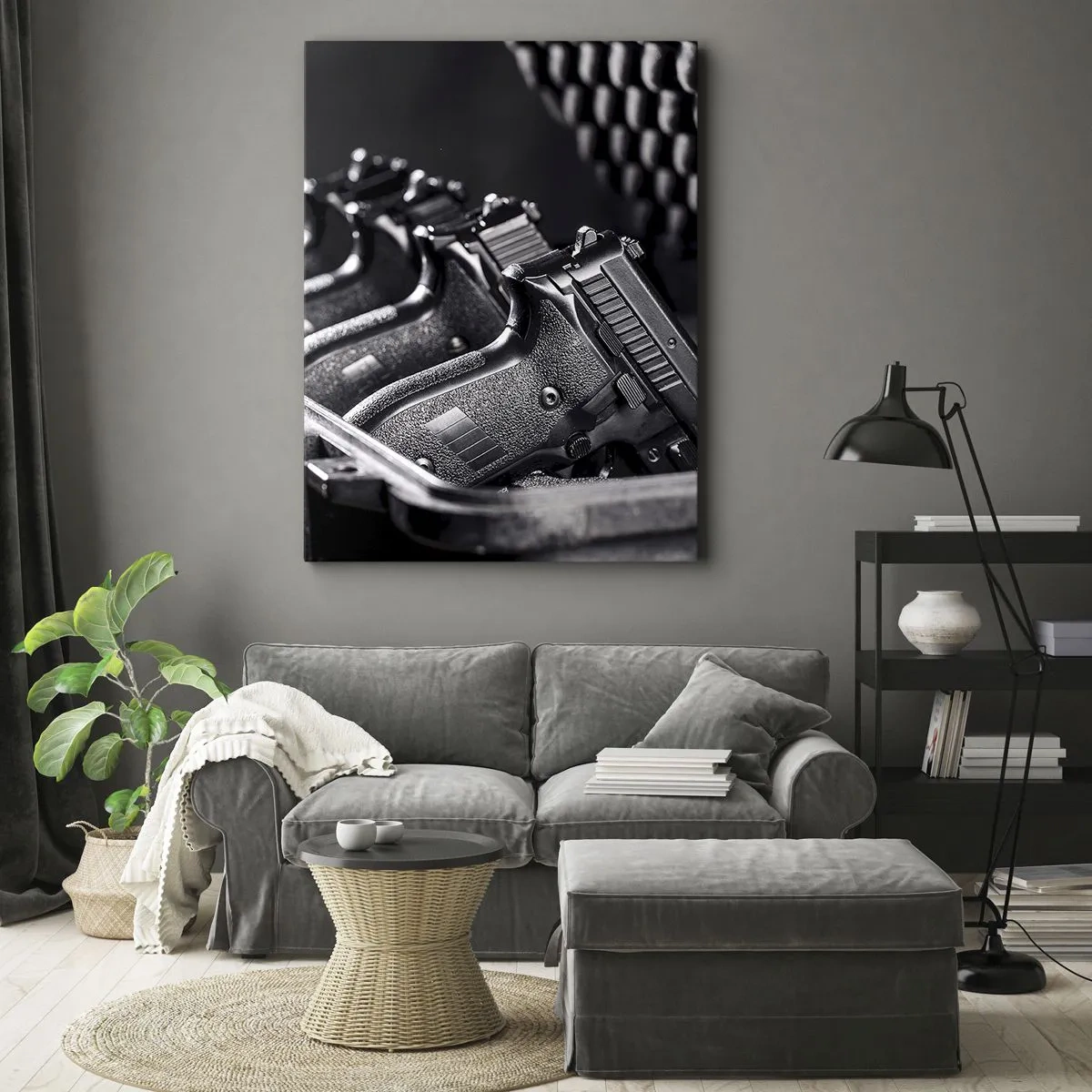 Schilderen op canvas - Heren sport - 45x80 cm