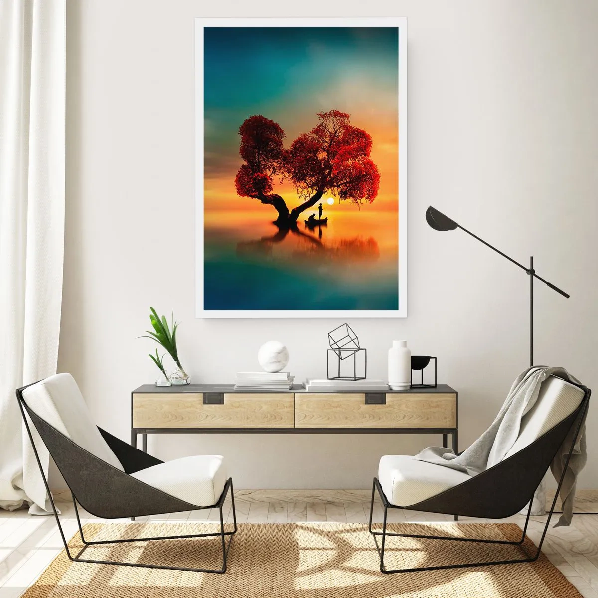 Poster - Afstanders en de stilte van de wereldlozen - 61x91 cm