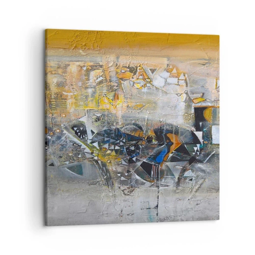 Schilderen op canvas - Alles komt goed - 50x50 cm