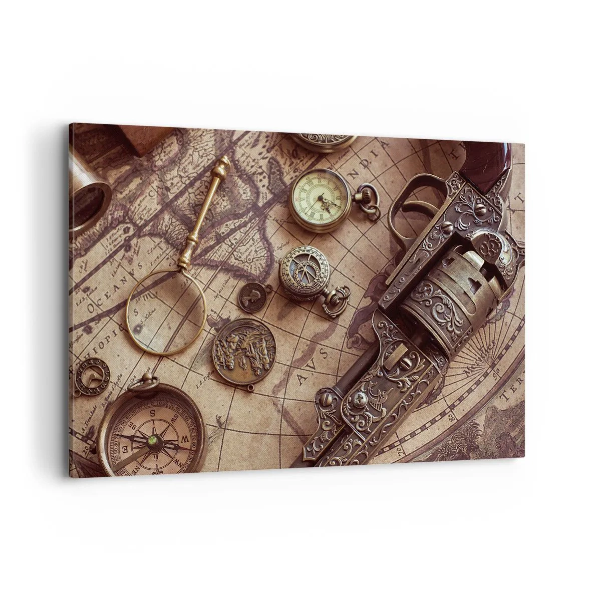 Schilderen op canvas - Avontuur roept - 120x80 cm