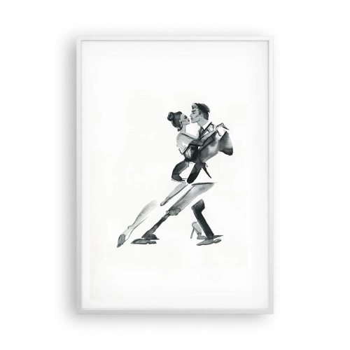 Poster in een witte lijst - In één slag - 70x100 cm