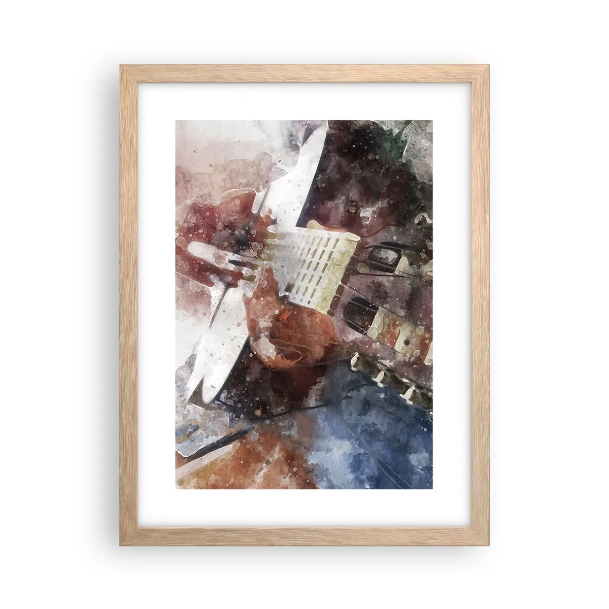 Een poster in een licht eiken lijst - En wat vind je ervan? - 30x40 cm