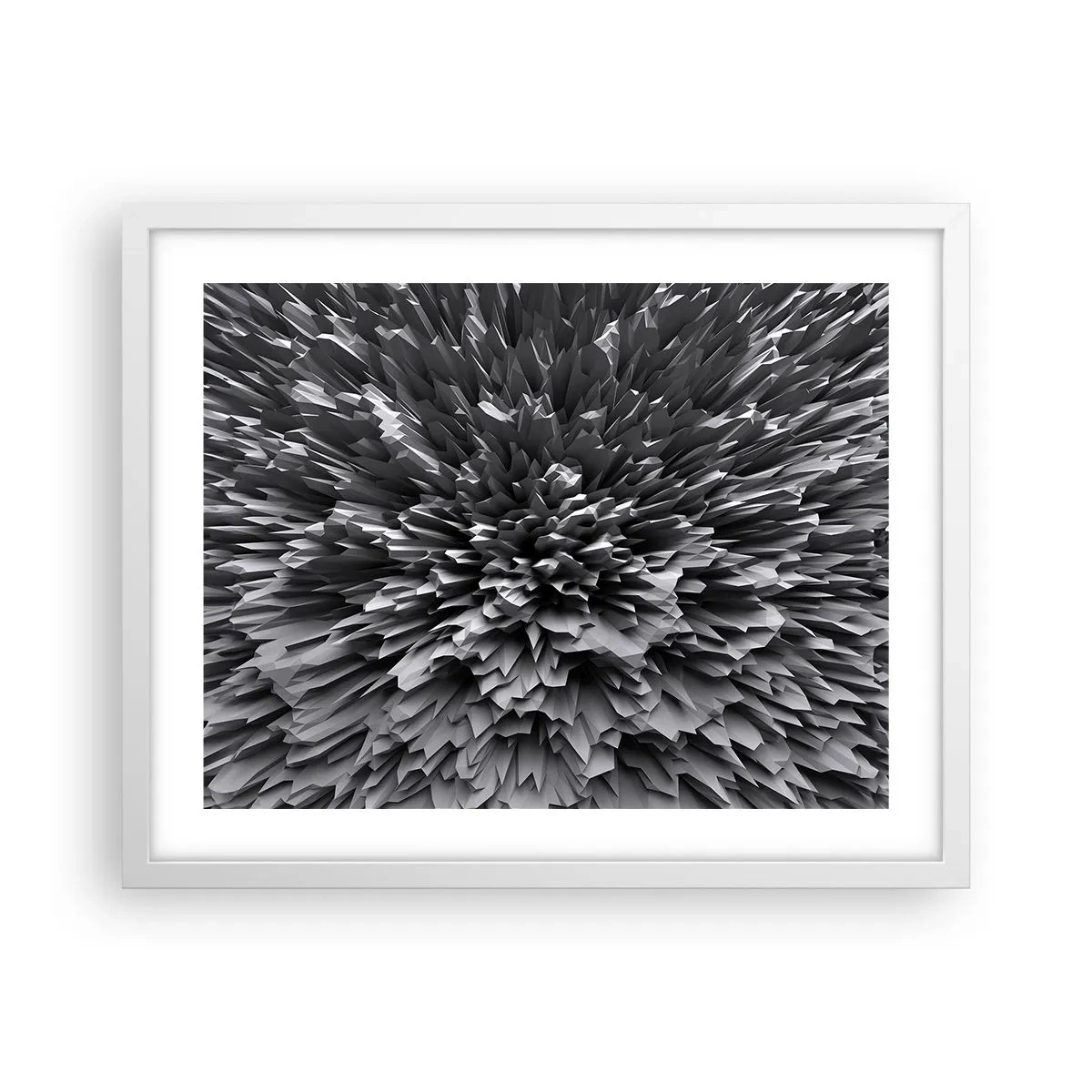 Poster in een witte lijst - Strikter kan het niet - 50x40 cm