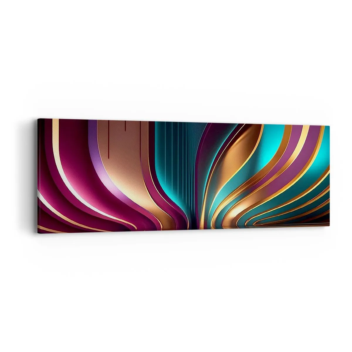 Schilderen op canvas - Architectuur van licht - 90x30 cm