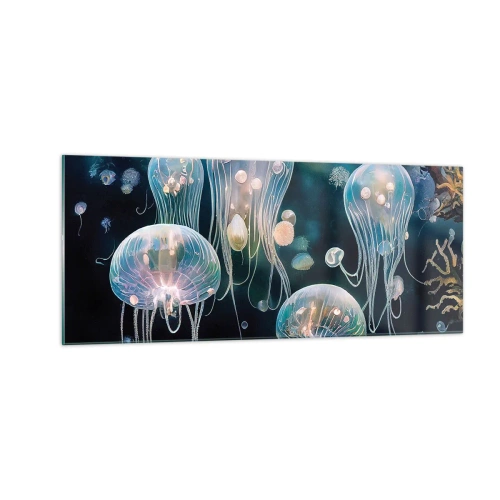 Schilderen op glas - Ondferwaterbal - 100x40 cm