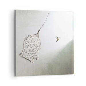 Schilderen op canvas - In je element - 60x60 cm