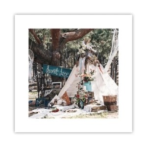 Poster - De liefde bedrijven ... - 30x30 cm