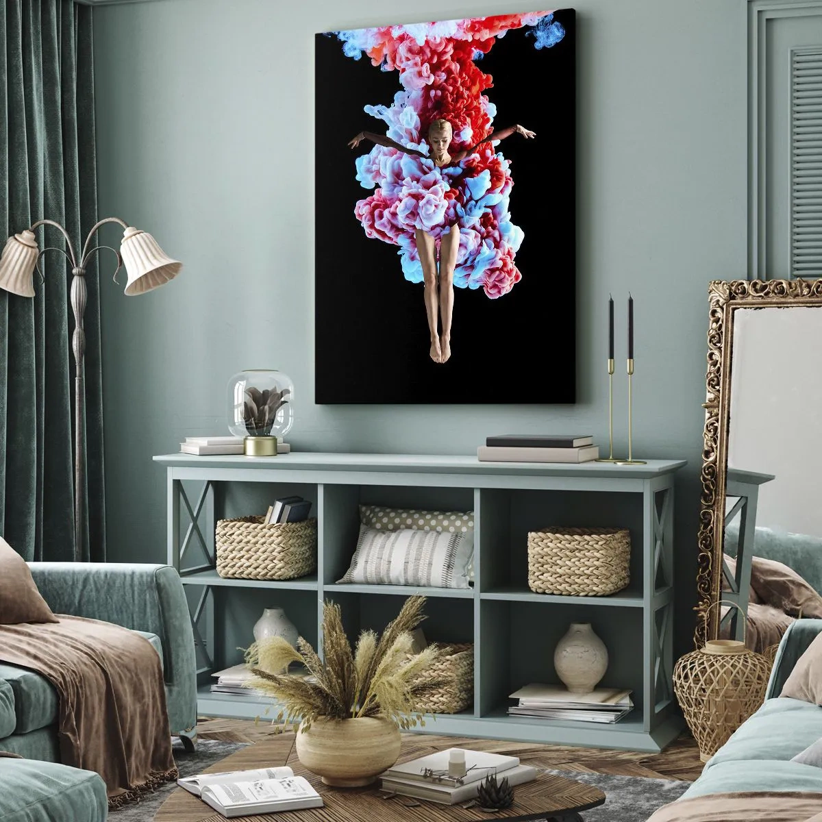 Schilderen op canvas - In volle bloei - 70x100 cm