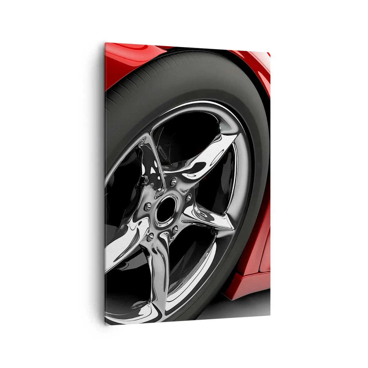 Schilderen op canvas - Gemaakt voor snelheid - 80x120 cm